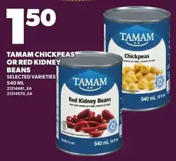 Loblaws Tamam chickpeas or red kidney beans offer