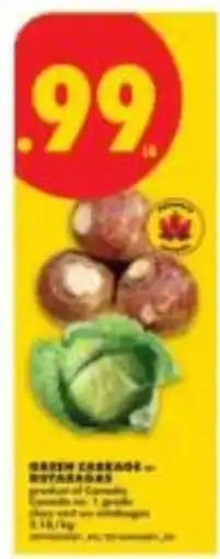 No Frills green cabbage offer