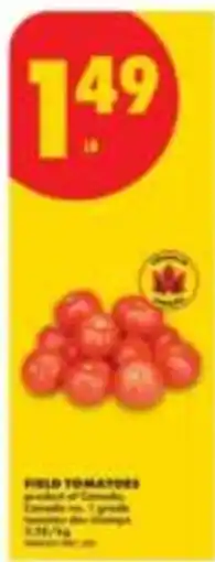 No Frills Field tomatoes offer