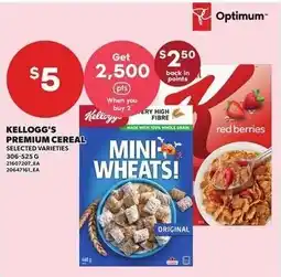 Loblaws Kellogg's premium cereal mini wheats! original offer