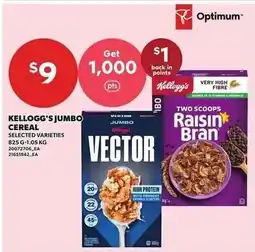 Loblaws Kellogg's jumbo cereal offer