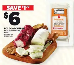 Loblaws PC goat cheese offer