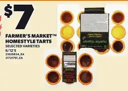 Loblaws Farmer's Market homestyle tarts offer