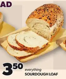 Loblaws everything sourdough loaf offer