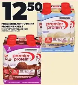 Loblaws Premier ready to drink protein shakes offer