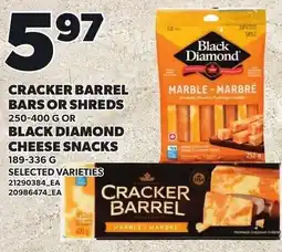 Loblaws Cracker Barrel cheese snacks offer