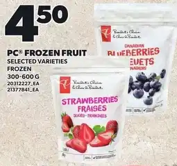 Loblaws PC frozen fruit offer