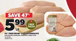 Loblaws PC Free From Chicken Breasts offer