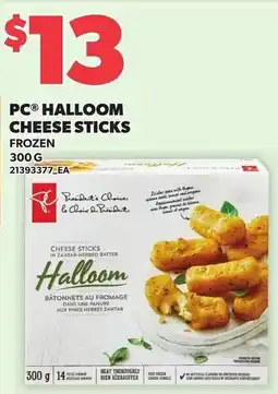 Loblaws PC Halloom cheese sticks offer