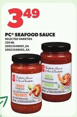 Loblaws PC seafood sauce offer