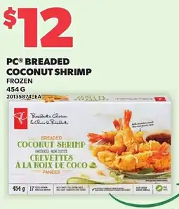 Loblaws PC breaded coconut shrimp offer