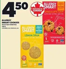 Loblaws Allergy Smart cookies offer