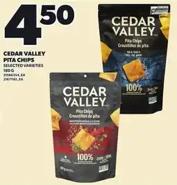 Loblaws Cedar Valley pita chips selected varieties offer