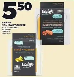 Loblaws Violife non-dairy cheese selected varieties offer