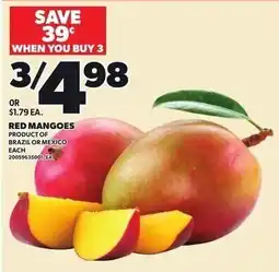 Loblaws Red mangoes offer