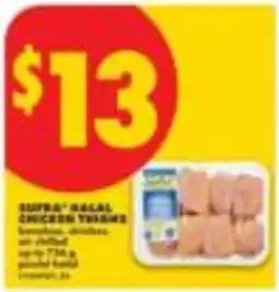 No Frills Safeway halal chicken thighs offer