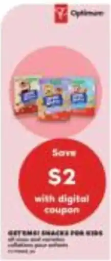 No Frills Optimum snacks for kids offer