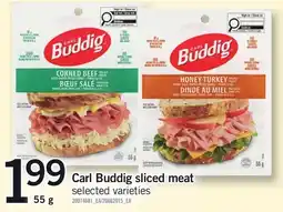 Loblaws Carl Buddig sliced meat offer