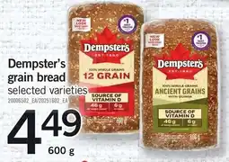 Loblaws Dempster's grain bread offer