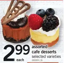 Loblaws assorted cafe desserts offer