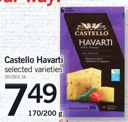 Loblaws Castello Havarti selected varieties offer