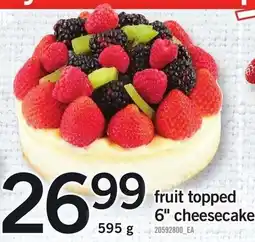 Loblaws fruit topped cheesecake offer
