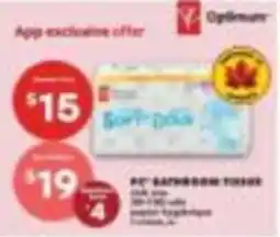 No Frills Optimum pc bathroom tissue offer