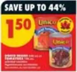 No Frills Unico whole peeled tomatoes offer
