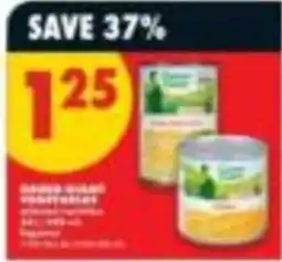 No Frills Green Giant Vegetables offer