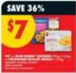 No Frills PC blue menu entree offer