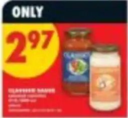 No Frills Classico sauce offer