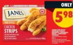No Frills Janes pub style chicken strips offer