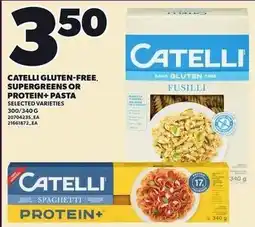 Loblaws Catelli gluten-free, supergreens or protein+ pasta offer
