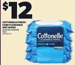 Loblaws Cottonelle fresh care flushable wet wipes offer