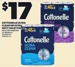 Loblaws Cottonelle ultra clean or ultra soft toilet paper offer