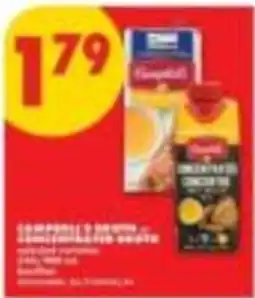 No Frills Campbell's broth & consommation broth offer