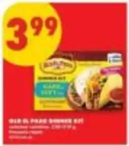 No Frills Old El Paso dinner kit offer