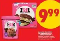 No Frills Bassett Robbins ice cream sandwiches offer