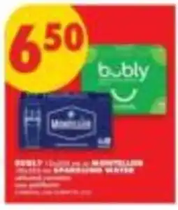 No Frills Bubly sparkling water offer