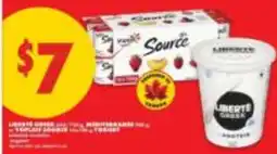 No Frills Liberte Greek yogurt offer