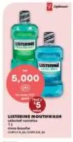 No Frills Listerine mouthwash offer