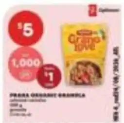 No Frills prana organic granola offer