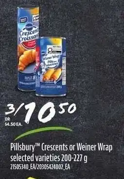 Loblaws Pillsbury™ Crescents or Weiner Wrap offer