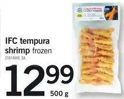 Loblaws IFC tempura shrimp offer