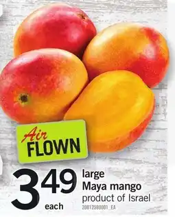 Loblaws Air Flown maya mango offer