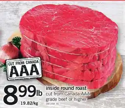 Loblaws inside round roast offer