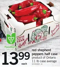 Loblaws red shepherd peppers offer