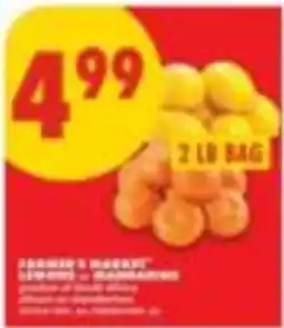 No Frills Farmer's Market lemons or mandarins offer