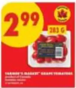 No Frills Tanner's market grape tomatoes offer