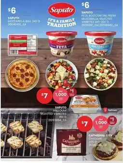 Loblaws Saputo halloumi selected varieties offer